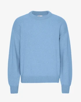 Oversize-Pullover aus Merinowolle – Seaside-Blau