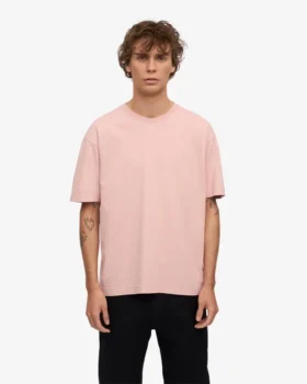 Oversize-T-Shirt aus Bio-Baumwolle – Faded Pink