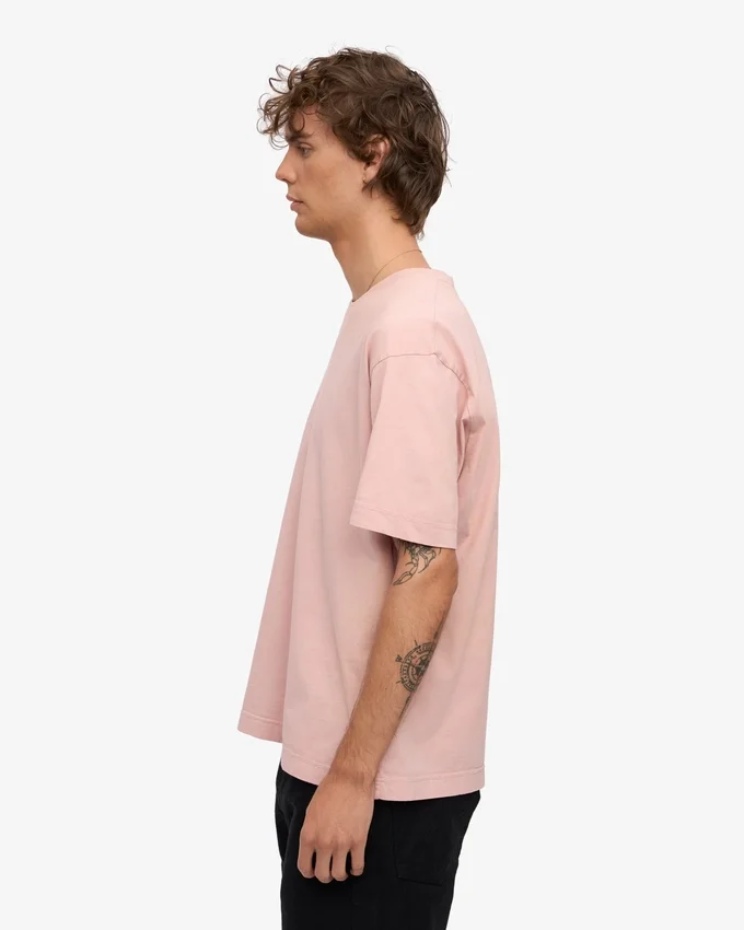 Oversize-T-Shirt aus Bio-Baumwolle – Faded Pink