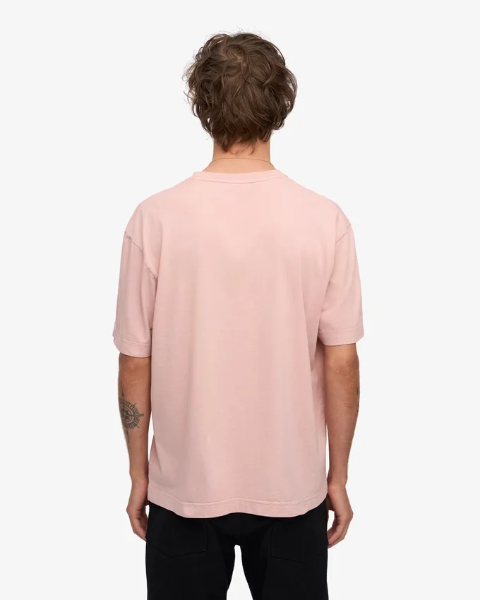Oversize-T-Shirt aus Bio-Baumwolle – Faded Pink