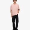 Oversize-T-Shirt aus Bio-Baumwolle – Faded Pink