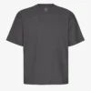 Oversize-T-Shirt aus Bio-Baumwolle – Lavagrau