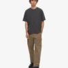 Oversize-T-Shirt aus Bio-Baumwolle – Lavagrau