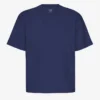 Oversize-T-Shirt aus Bio-Baumwolle – Marineblau