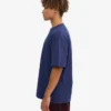 Oversize-T-Shirt aus Bio-Baumwolle – Marineblau