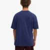 Oversize-T-Shirt aus Bio-Baumwolle – Marineblau