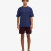 Oversize-T-Shirt aus Bio-Baumwolle – Marineblau
