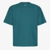 Oversize-T-Shirt aus Bio-Baumwolle – Ozeangrün