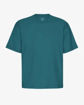 Oversize-T-Shirt aus Bio-Baumwolle – Ozeangrün
