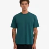 Oversize-T-Shirt aus Bio-Baumwolle – Ozeangrün