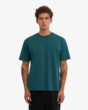 Oversize-T-Shirt aus Bio-Baumwolle – Ozeangrün