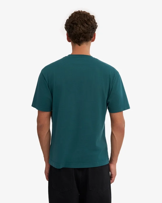 Oversize-T-Shirt aus Bio-Baumwolle – Ozeangrün