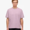 Oversize-T-Shirt aus Bio-Baumwolle – Perlmutt-Lila
