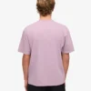 Oversize-T-Shirt aus Bio-Baumwolle – Perlmutt-Lila