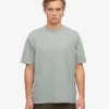 Oversize-T-Shirt aus Bio-Baumwolle – Stahlblau