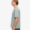 Oversize-T-Shirt aus Bio-Baumwolle – Stahlblau