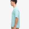 Oversize-T-Shirt aus Bio-Baumwolle – Tealblau