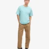 Oversize-T-Shirt aus Bio-Baumwolle – Tealblau