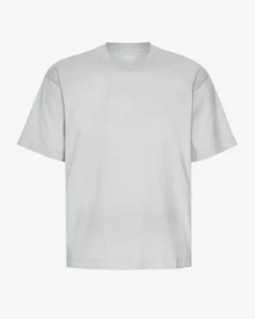 Oversized-Bio-T-Shirt – Ausgewaschenes Grau