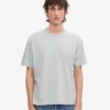 Oversized-Bio-T-Shirt – Ausgewaschenes Grau