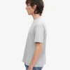 Oversized-Bio-T-Shirt – Ausgewaschenes Grau
