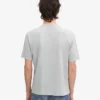 Oversized-Bio-T-Shirt – Ausgewaschenes Grau