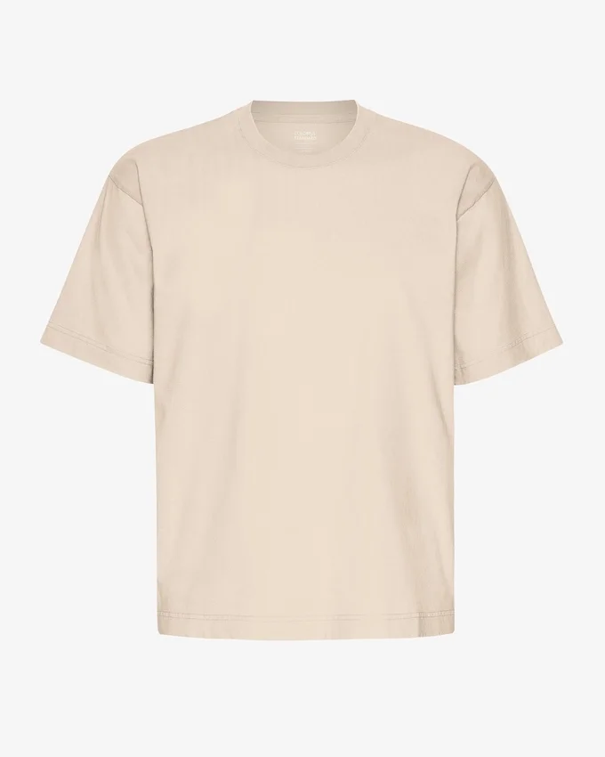 Oversized-Bio-T-Shirt – Austerngrau