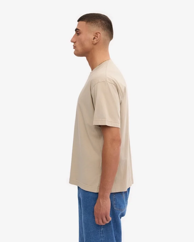 Oversized-Bio-T-Shirt – Austerngrau