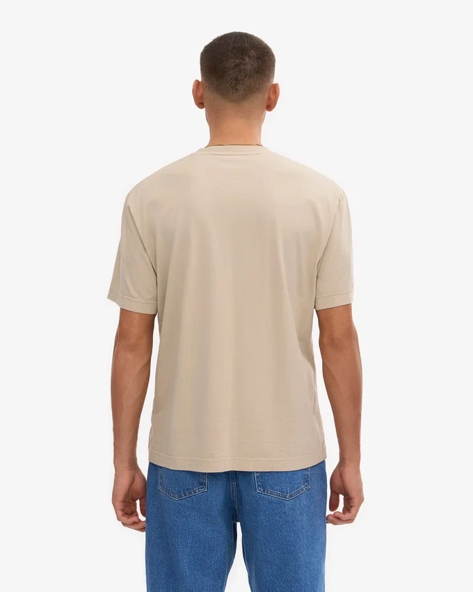 Oversized-Bio-T-Shirt – Austerngrau