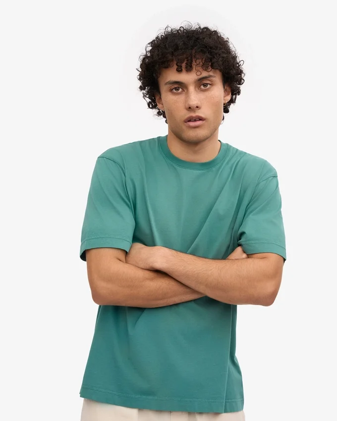 Oversized-Bio-T-Shirt – Kieferngrün