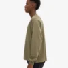 Oversized Bio-T-Shirt mit langen Ärmeln – Staubiges Oliv