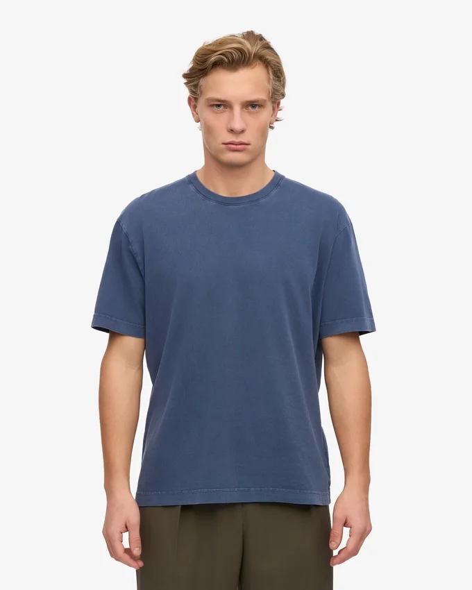 Oversized-Bio-T-Shirt – Neptune Blue