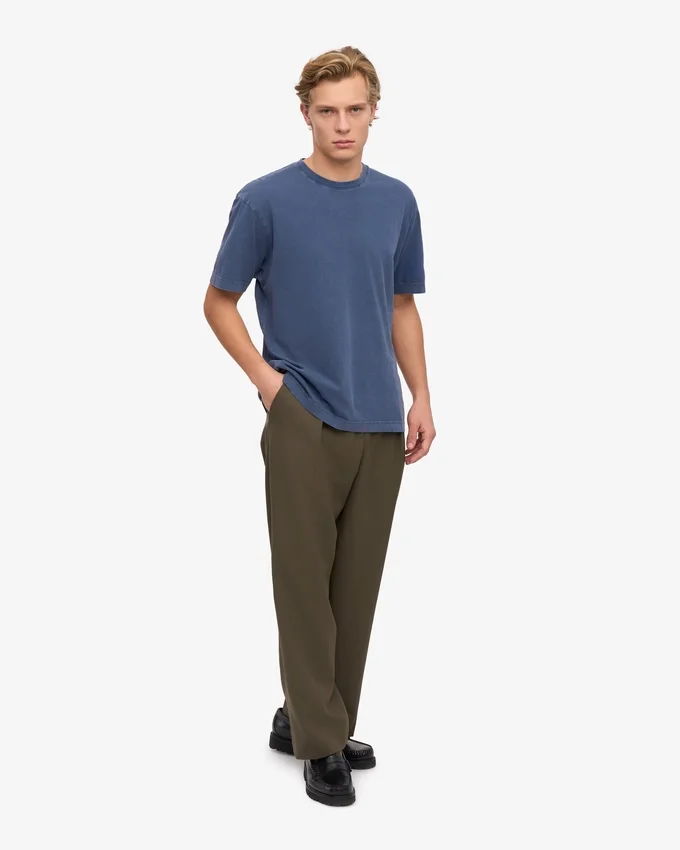 Oversized-Bio-T-Shirt – Neptune Blue