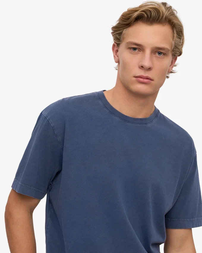 Oversized-Bio-T-Shirt – Neptune Blue