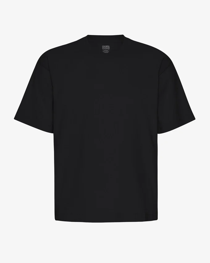 Oversized-Bio-T-Shirt – Tiefschwarz