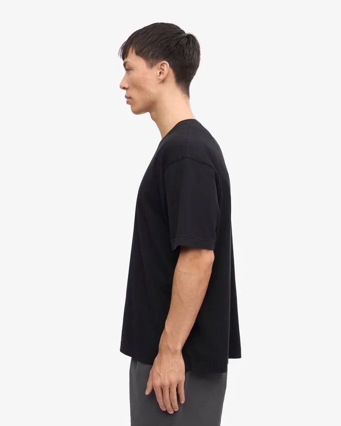 Oversized-Bio-T-Shirt – Tiefschwarz