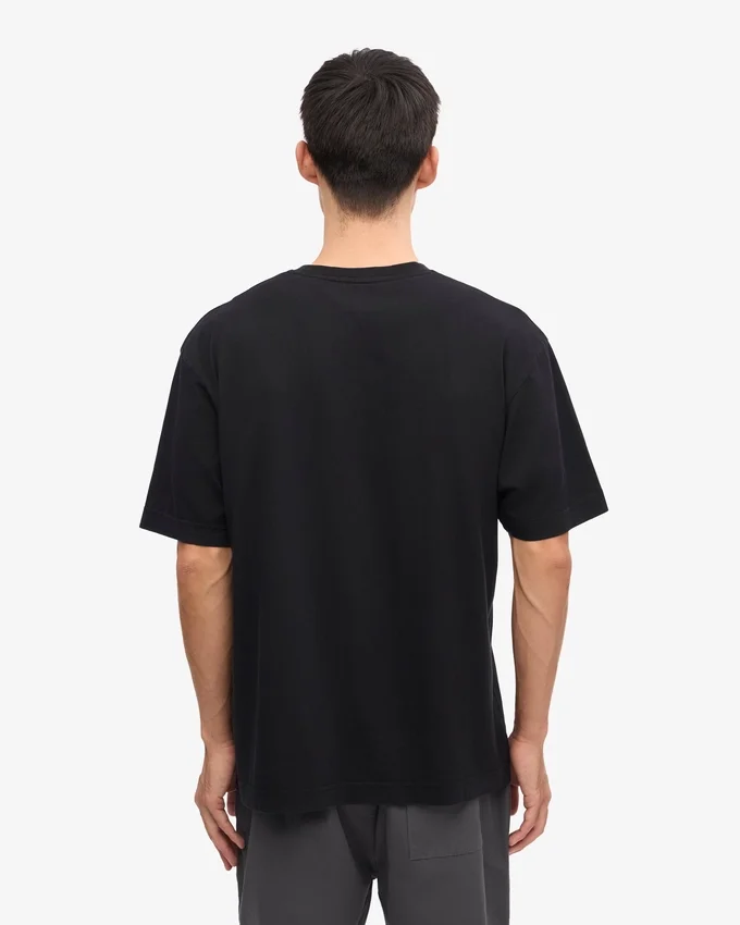 Oversized-Bio-T-Shirt – Tiefschwarz