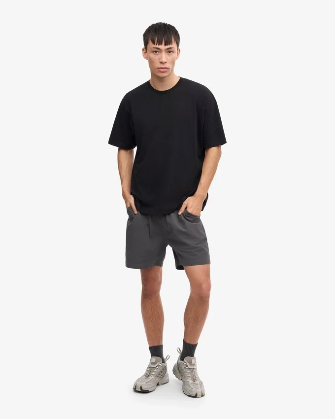 Oversized-Bio-T-Shirt – Tiefschwarz