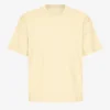 Oversized-Bio-T-Shirt – Zartgelb