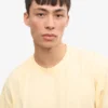 Oversized-Bio-T-Shirt – Zartgelb