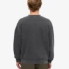 Oversized-Pullover aus Bio-Baumwolle – Faded Black