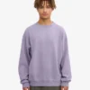 Oversized-Pullover aus Bio-Baumwolle – Jade-Lila