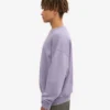 Oversized-Pullover aus Bio-Baumwolle – Jade-Lila