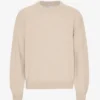 Oversized-Pullover aus Merinowolle – Elfenbeinweiß
