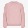 Oversized-Pullover aus Merinowolle – Faded Pink