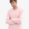 Oversized-Pullover aus Merinowolle – Faded Pink