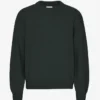 Oversized-Pullover aus Merinowolle – Jägergrün