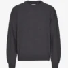 Oversized-Pullover aus Merinowolle – Lavagrau