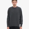 Oversized-Pullover aus Merinowolle – Lavagrau
