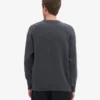 Oversized-Pullover aus Merinowolle – Lavagrau